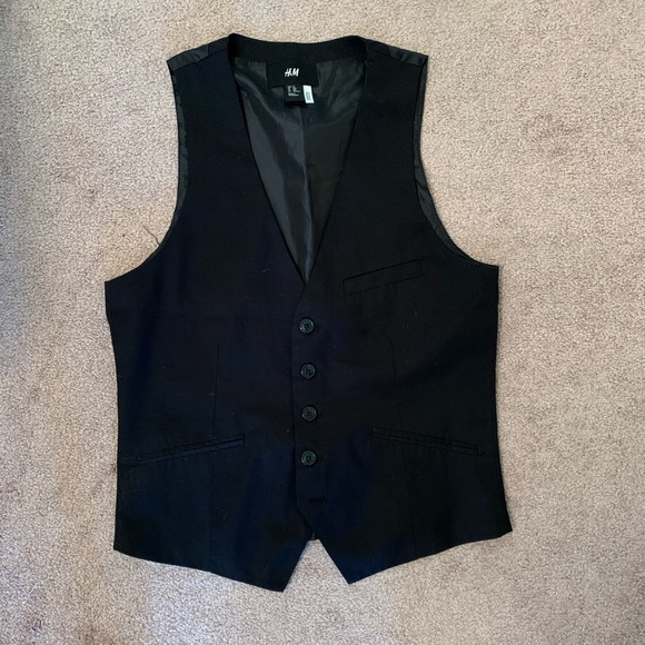 Men’s H&M Black Waistcoat - Picture 3 of 7
